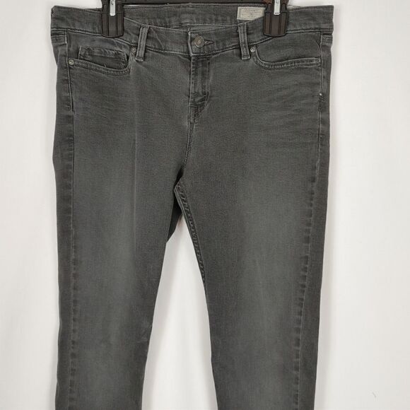 ALL SAINTS ASHBY Low-Rise Skinny Fit Denim Jeans Grey/Heathered Black WMNS Sz 32 - Picture 4 of 7